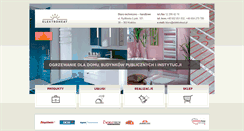 Desktop Screenshot of elektroheat.pl